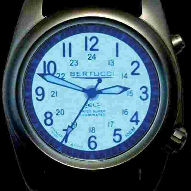 Bertucci A-2SEL Super Illuminated Ghost Gray Black Silver Watch - Brand New