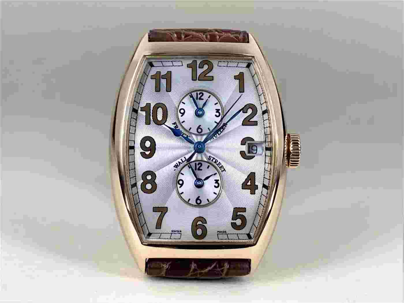Franck Muller Master Banker Silver Men's Watch - 6850 MB WALL STREET