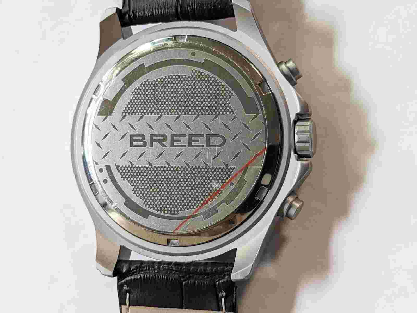 Breed Chronograph Stopwatch Tachymeter Mens Watch W/ Date