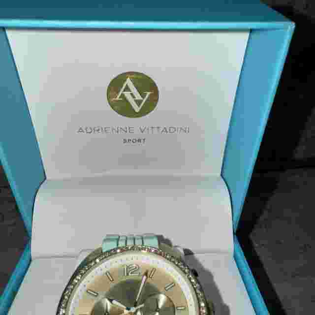 Adrienne Vittadini Sport Rose Goldtone Watch, New in box