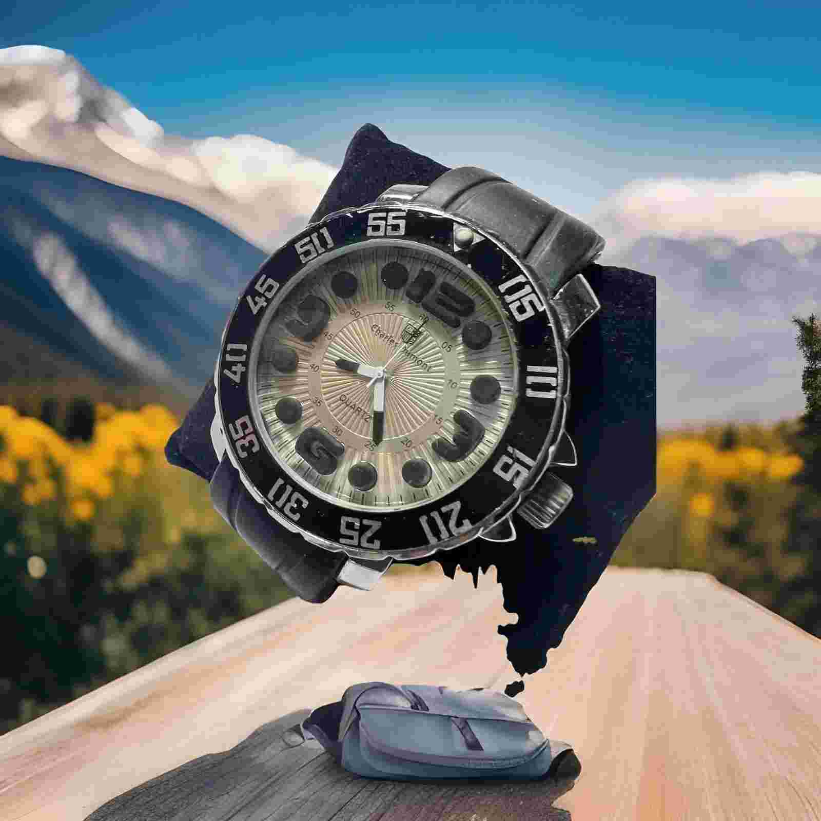 charles dumont watch,PARIS,Quartz, Three-Dimensional Markers, Rotating, 50mmcase