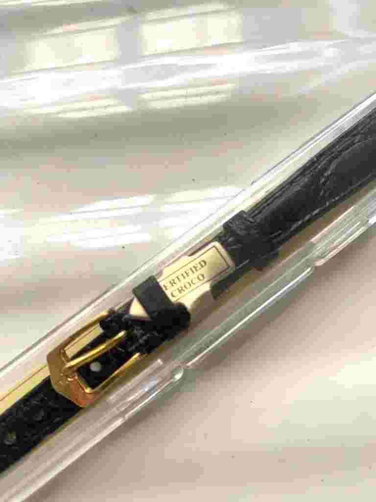 Genuine  Leather Hirsch " certrified croco " 11 watch strap