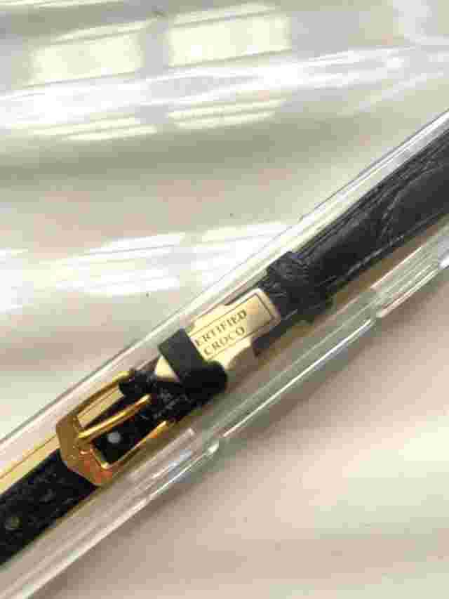Genuine  Leather Hirsch " certrified croco " 11 watch strap