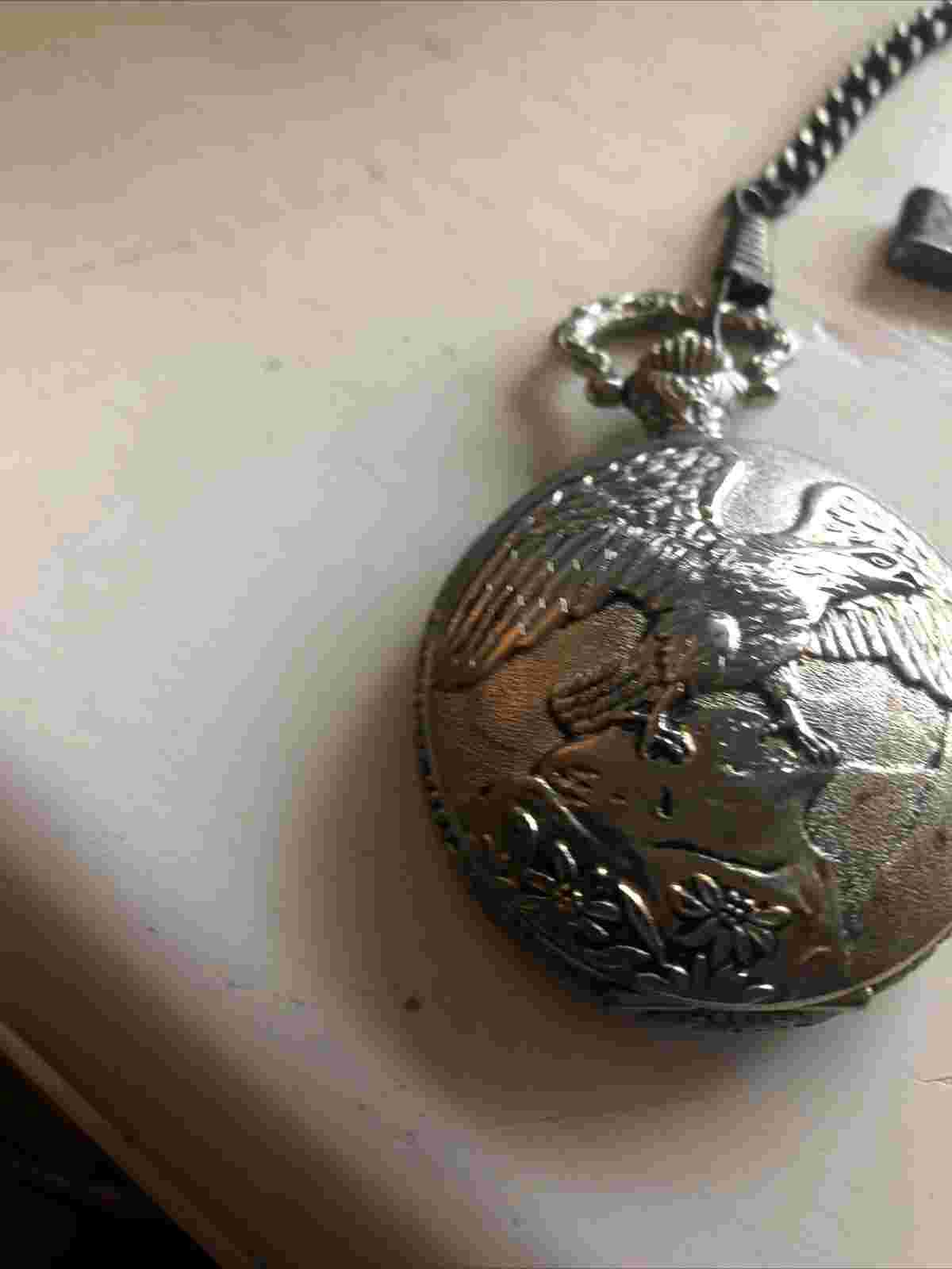 Milan American Eagle Pocket Watch