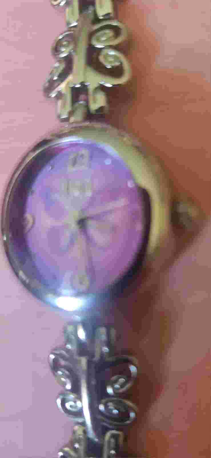 L.e.i. Wristwatch Colorful Face With A Butterfly In The Center New Battery