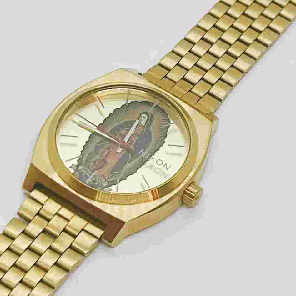Nixon Santa Cruz Time Teller Jason Jesse Maria NA0452896-00 Quartz Gold Watch