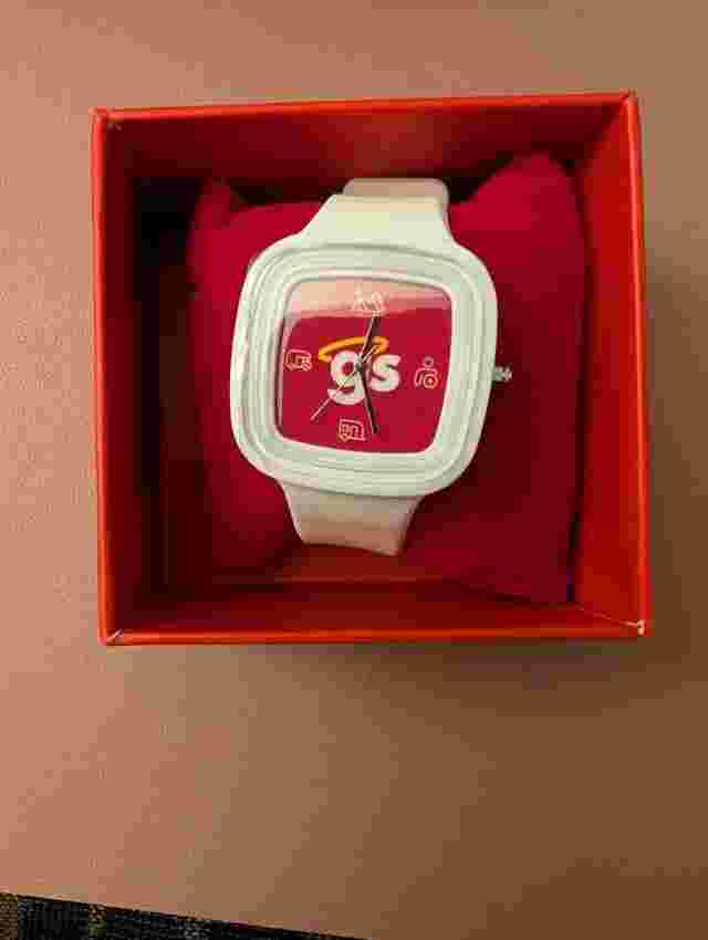 Camping World Classic Flex Watch WHITE RED FACE