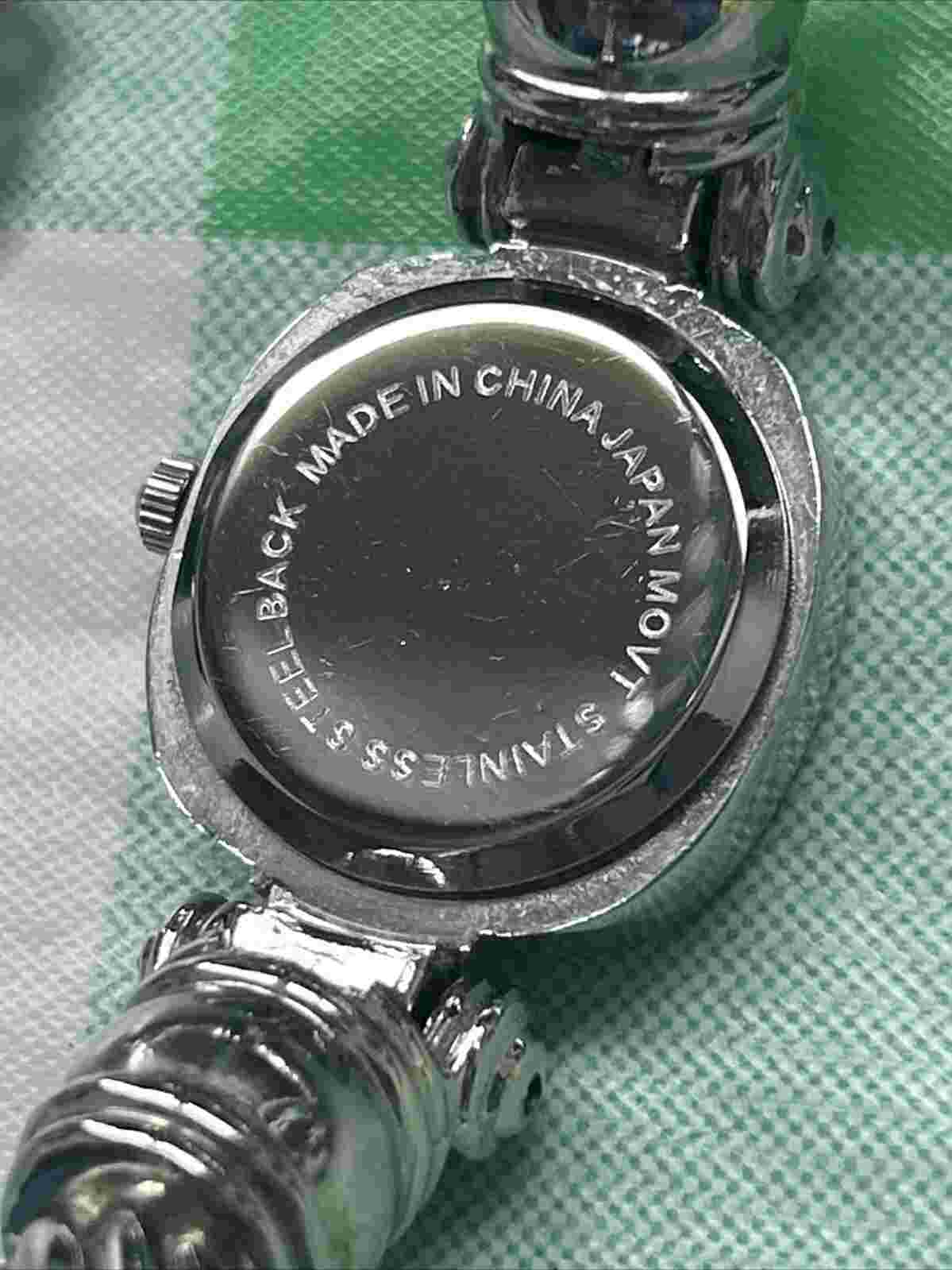 Cote d’Azur Silver Tone White Dial Womens Quartz Watch