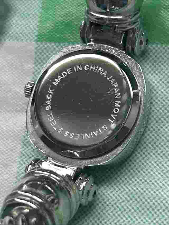 Cote d’Azur Silver Tone White Dial Womens Quartz Watch