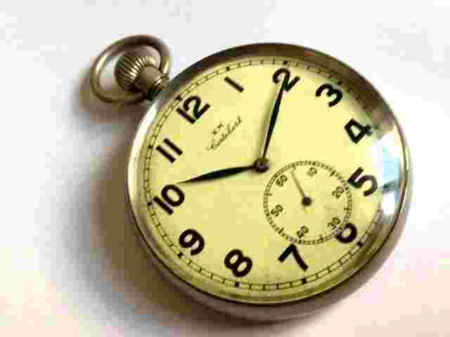 Ultra super rare Cortebert KM pocket chronometer for divers, Switzerland for Ger