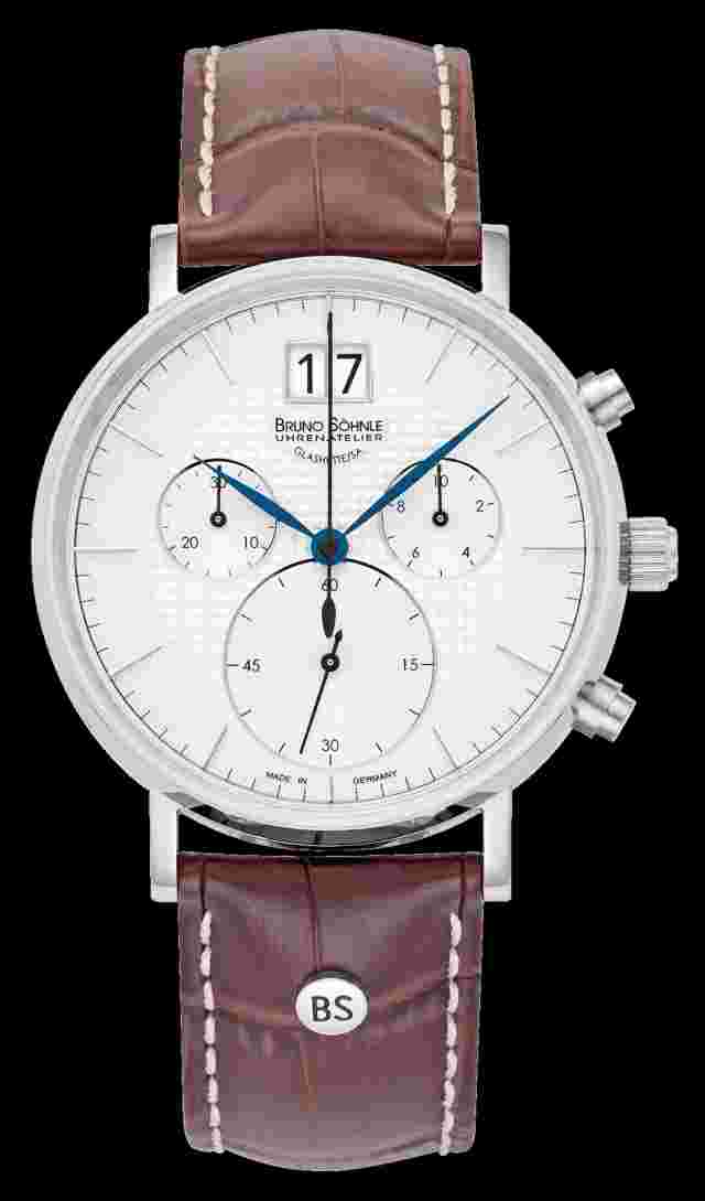 Bruno Söhnle Glashütte München I Chronograph Wristwatch Made in Germany 17-13216