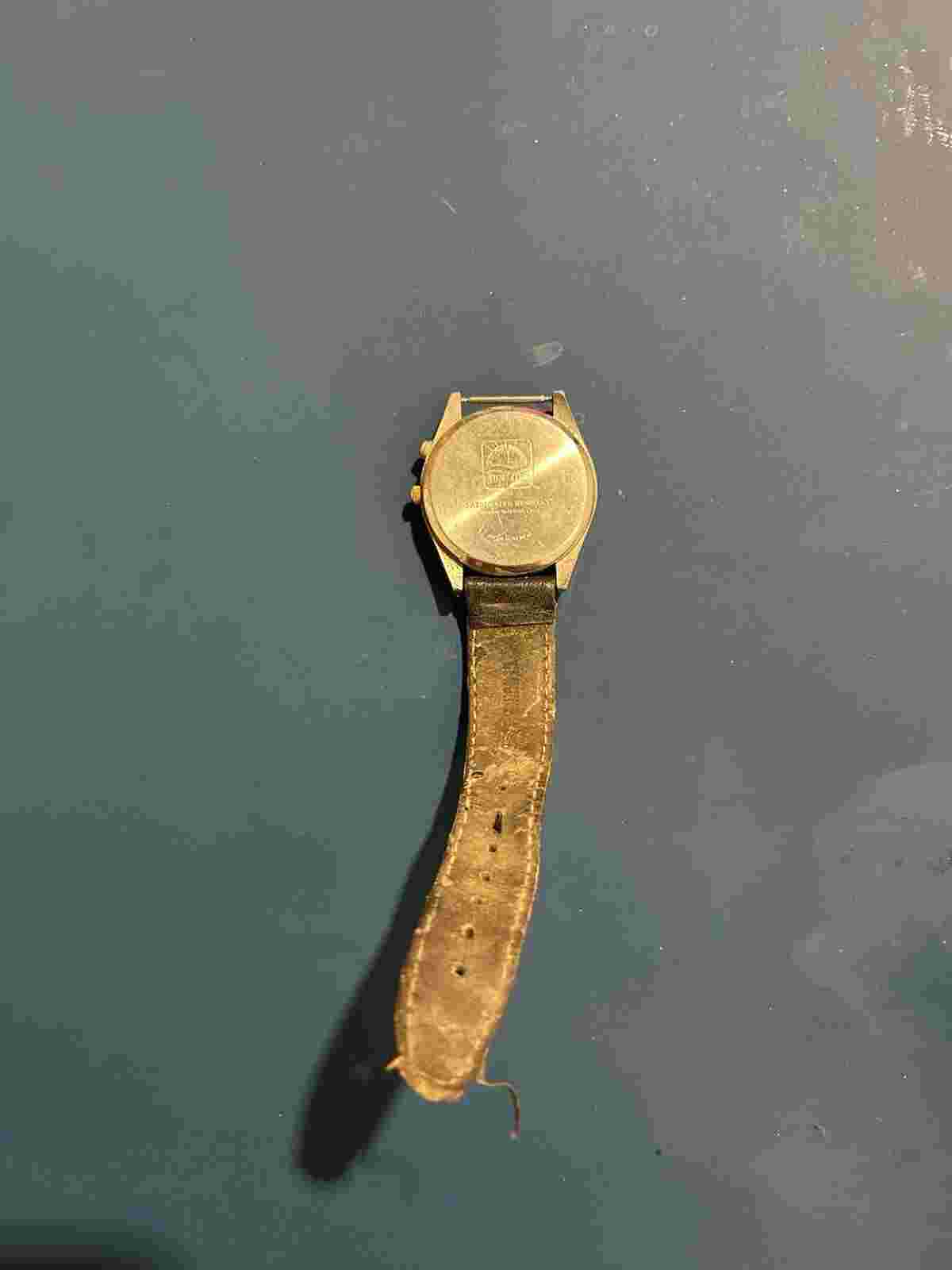 UNC Sun Time Watch Good Shape Needs Battery