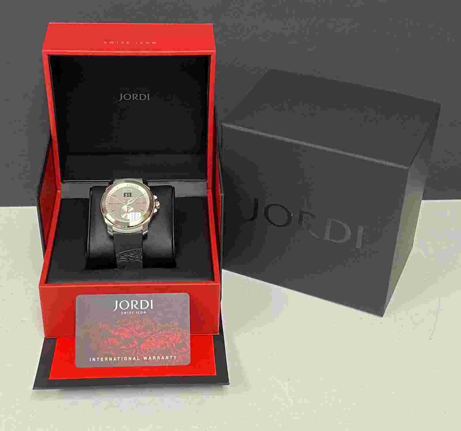 Michel Jordi Rue de Rhone 200.08.004.01 Grey Dial Automatic Men's Watch
