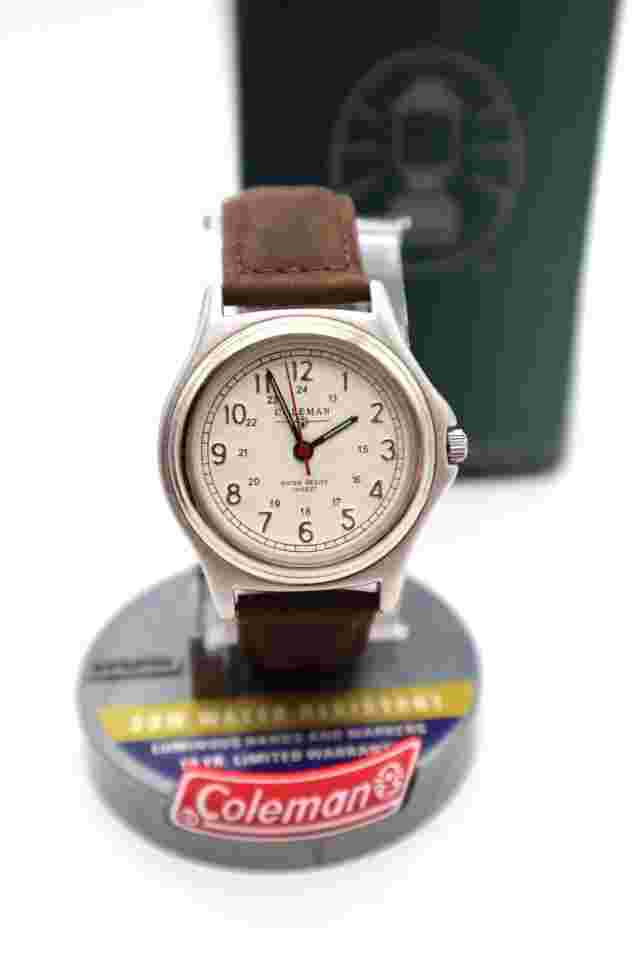 Coleman 40-766 Genuine Leather Quartz Analog Unisex Watch