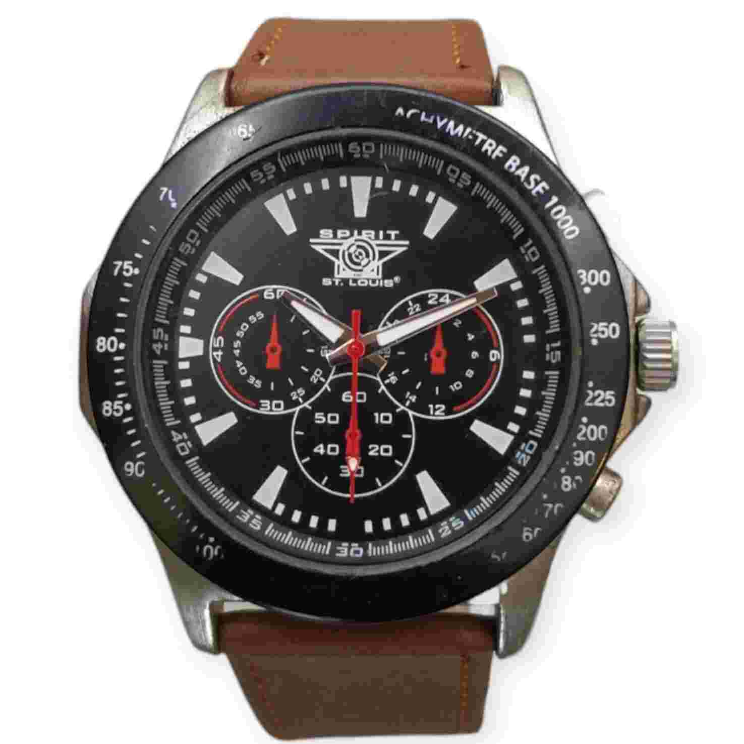 Spirit of ST Louis BM 45mm 1990s Cal Quartz Lebrocantheure Montre Vintage Watch