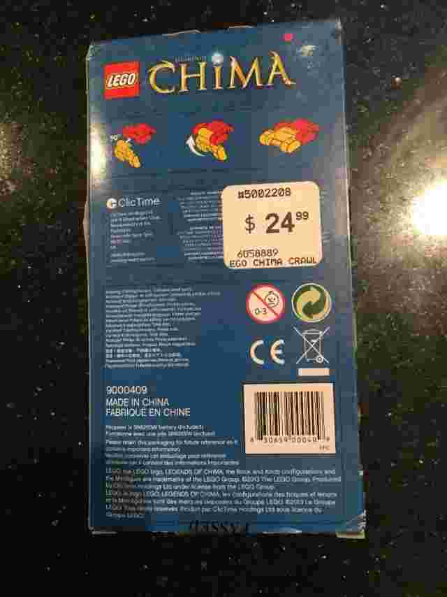 LEGO Kids 9000409 Legends of Chima Crawley Watch With Minifigure