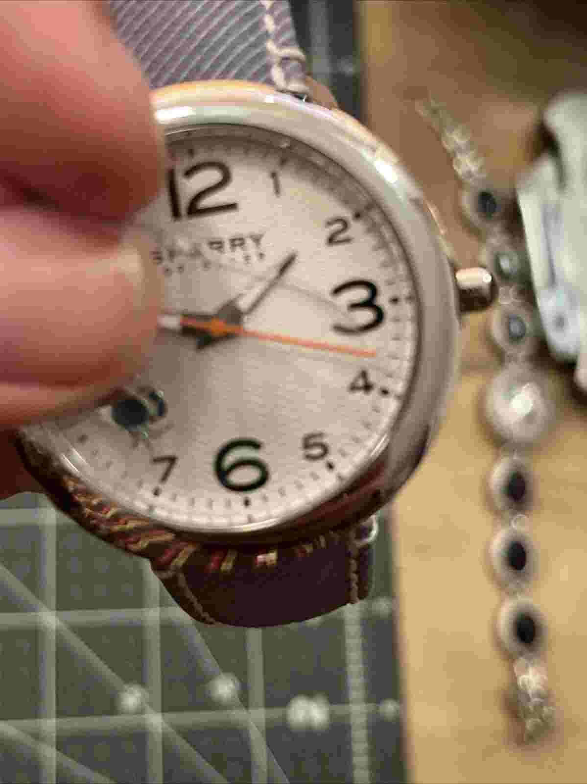 Sperry Top Sider Crab Watch Women 40mm Silver Tone Wave Dial New Battery