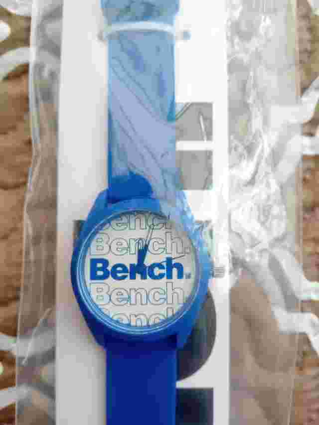 BENCH ANALOGUE QUARTZ WATCH - BLUE - NEW & SEALED