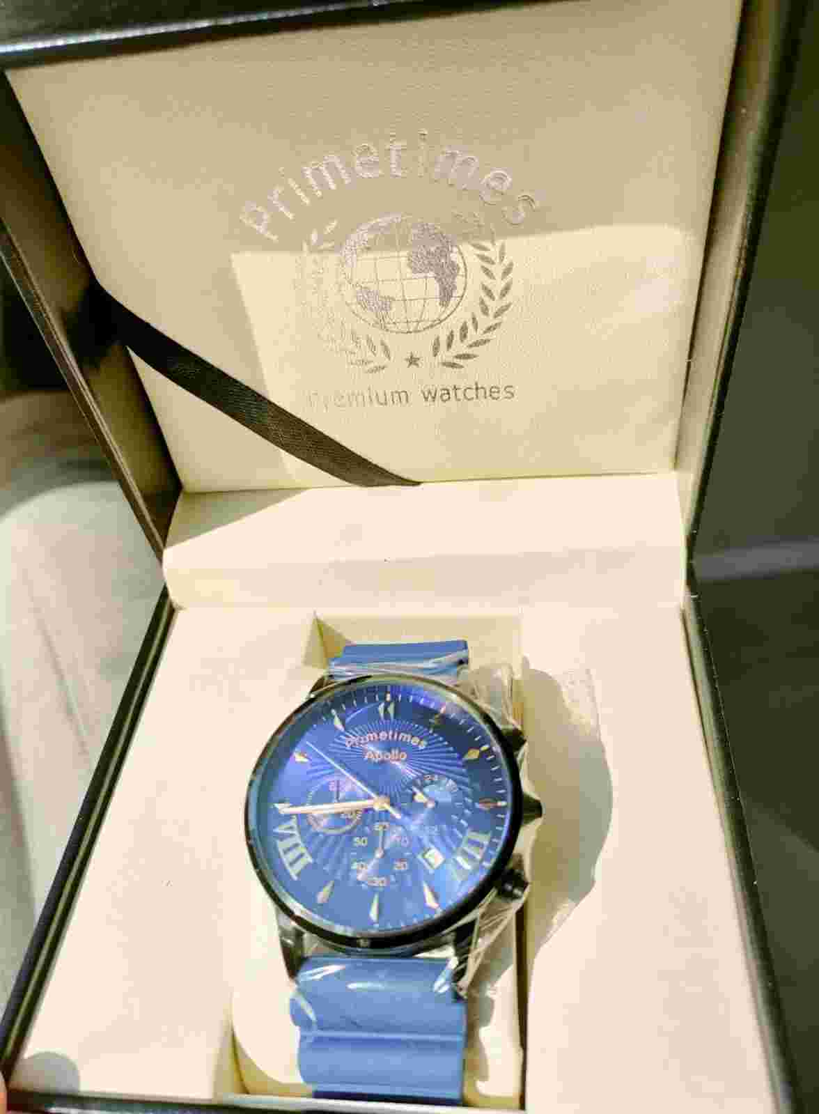 Gents Primetimes Apollo Quartz Watch Blue