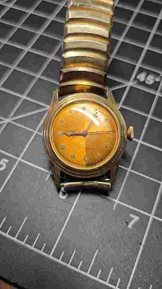 vintage gruen precision autowind automatic watch 480 ss 751 10k gold filled