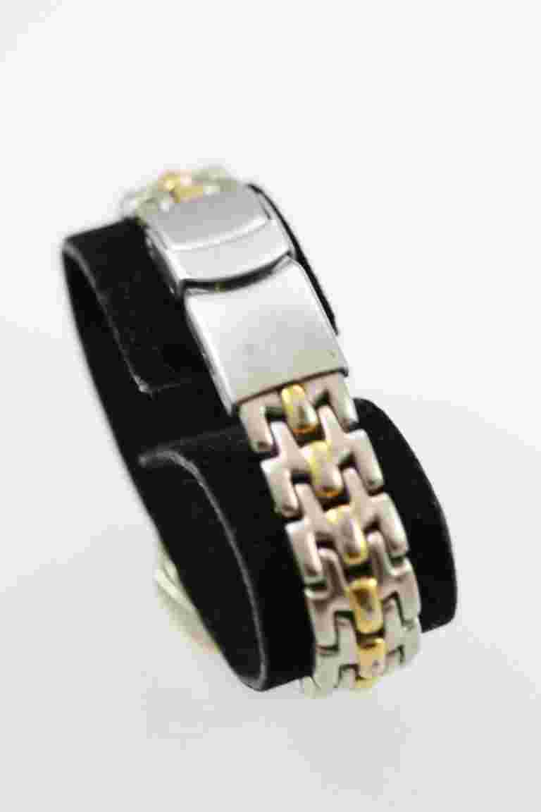 Relic Wet Watch Women Silver Gold Stainless Steel 50m Battery Date Quartz