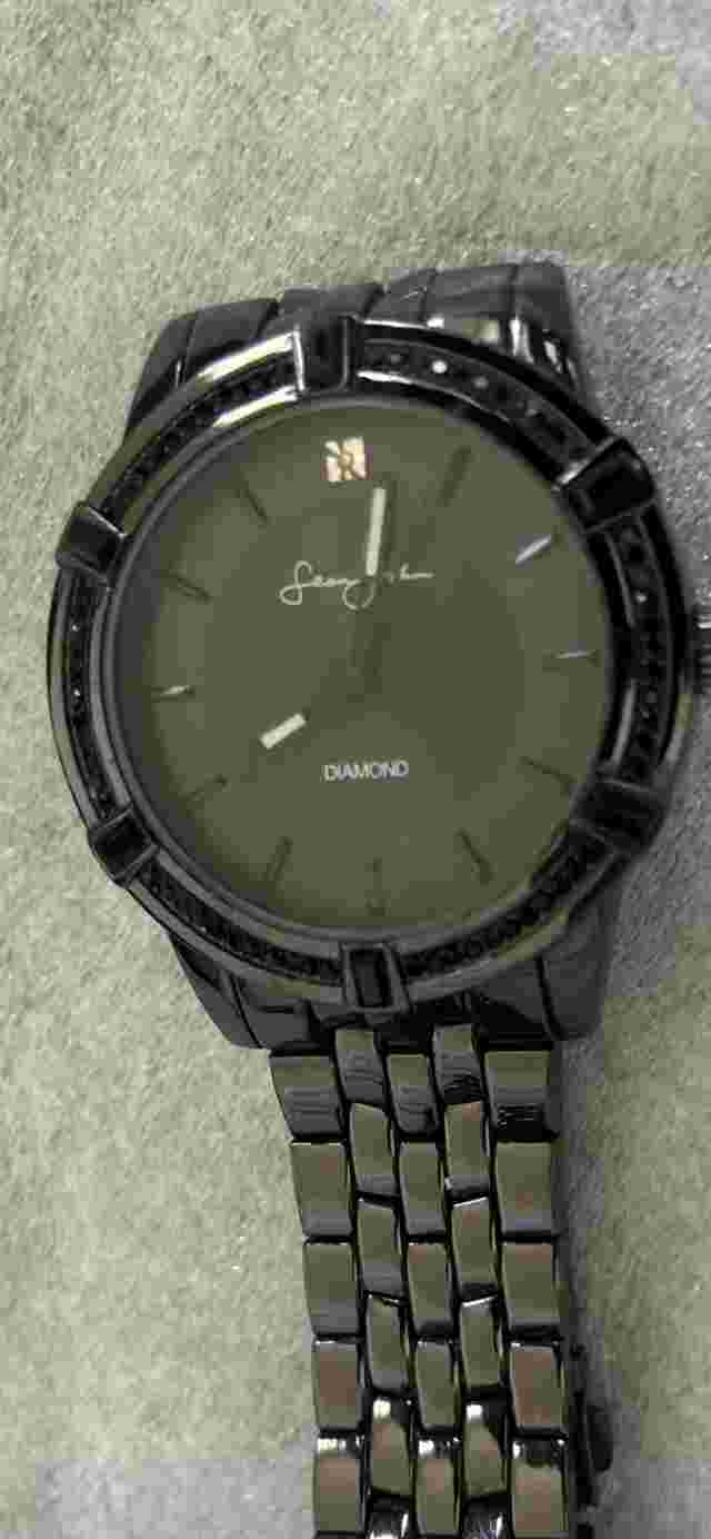 Sean John Diamond Black Watch Men’s