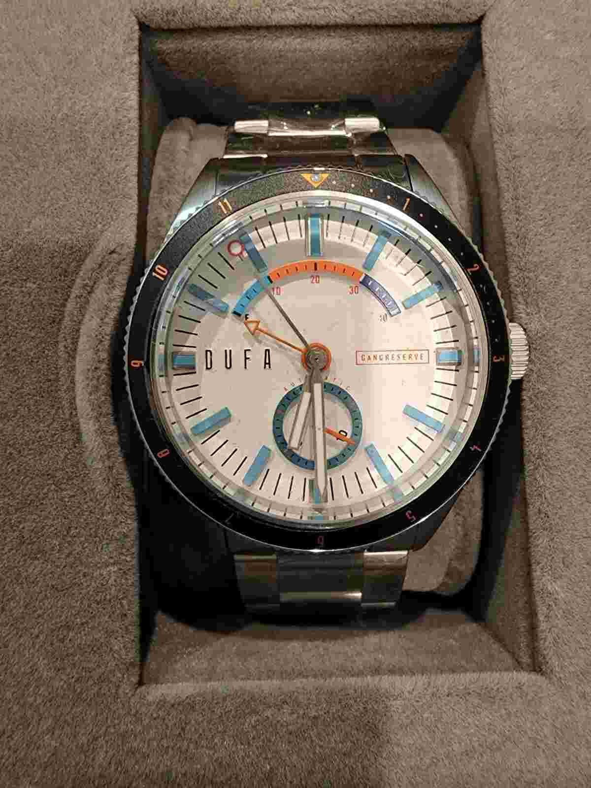 Dufa Freitaucher White Watch - Brand New