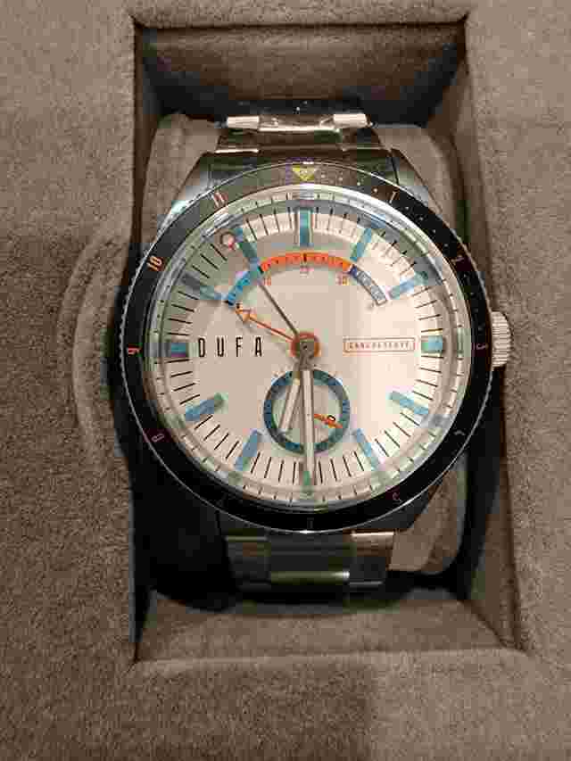 Dufa Freitaucher White Watch - Brand New