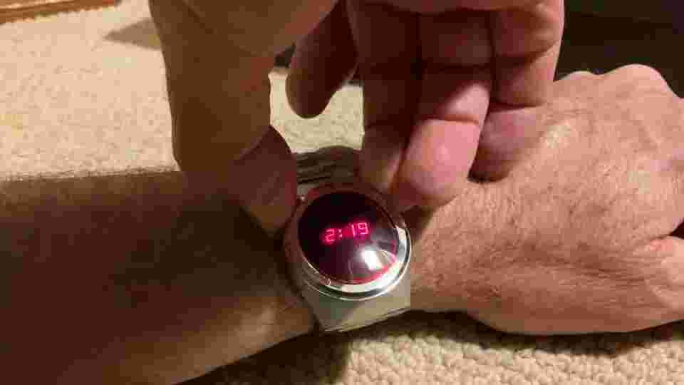 Stunning! Mint! Vintage Men's 1970’s MERCURY TIME LED Watch Full Set **VIDEO**