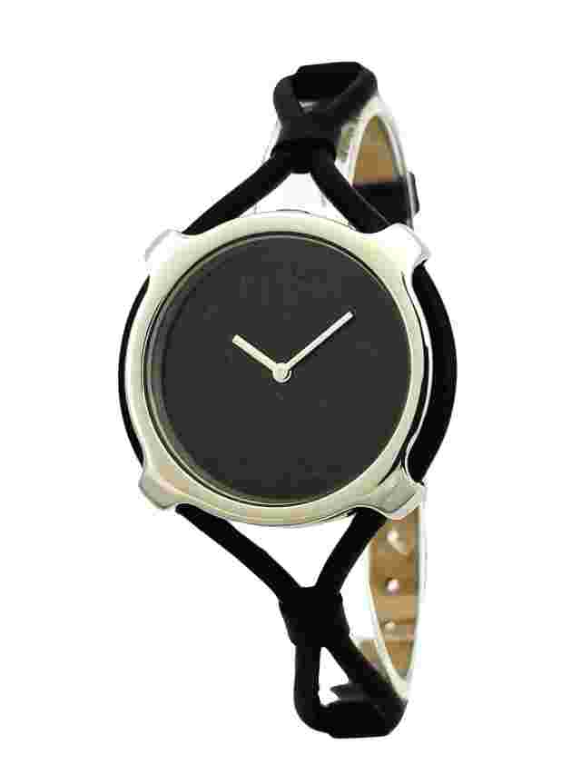 D&G , Dolce & Gabbana Women's 3719080004 LISBON Black Leather strap Watch