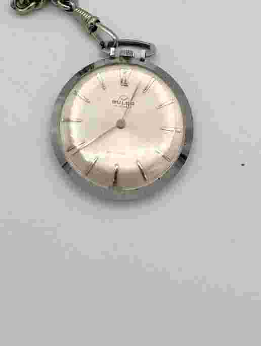 Vintage Buler  Pocket Watch  Swiss Made 41mm Works