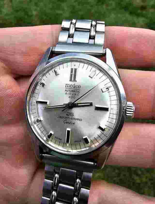 JAQUET-GIRARD Medco AIR-VAC 400 automatic Super Compressor Men's Watch 1960's
