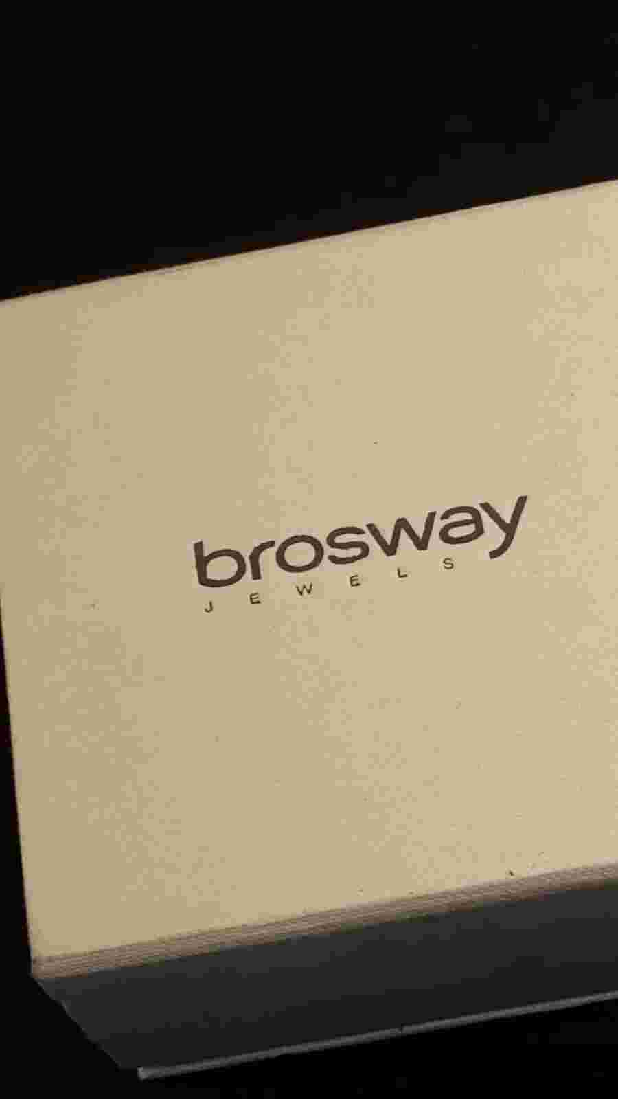 BROSWAY JEWELS WATCH BOX OR PRECIOUS-VINTAGE-WITH WARRANTY-CASE-BOX-4+