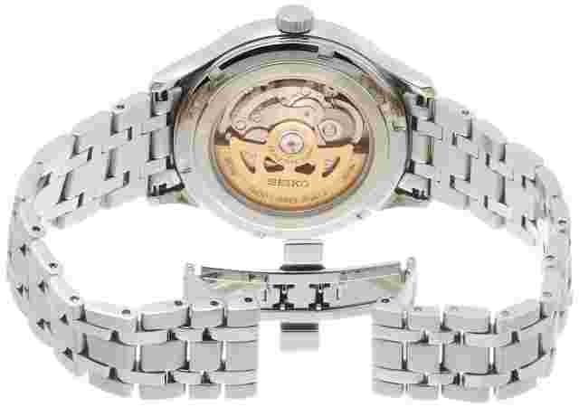 SEIKO watch Wristwatch PRESAGE Embossed White Dial SARY099 Men's Silver