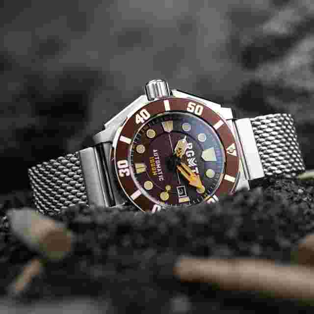 RGMT TORPEDO AUTOMATIC DIVER Stainless Steel 51mm Wristwatch RG-8027-88