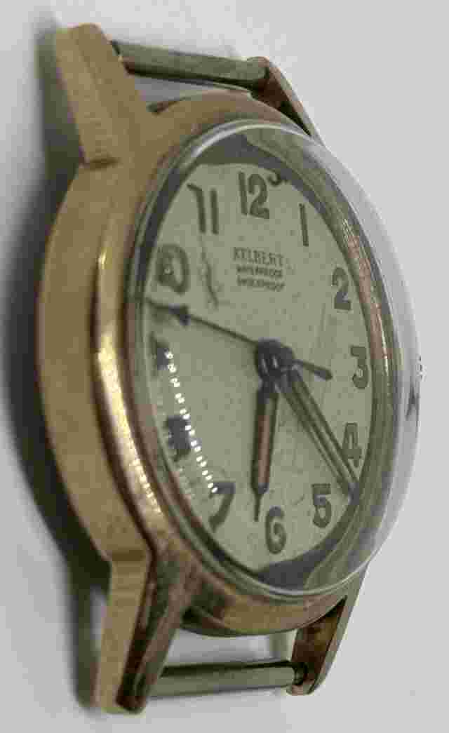 Kelbert Wristwatch Swiss Waterproof Shockproof Runs but Needs a Service