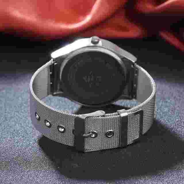 EPIC TIME- Luxury Turntable Dial Sports Watch- Mesh Band Stainless Steel