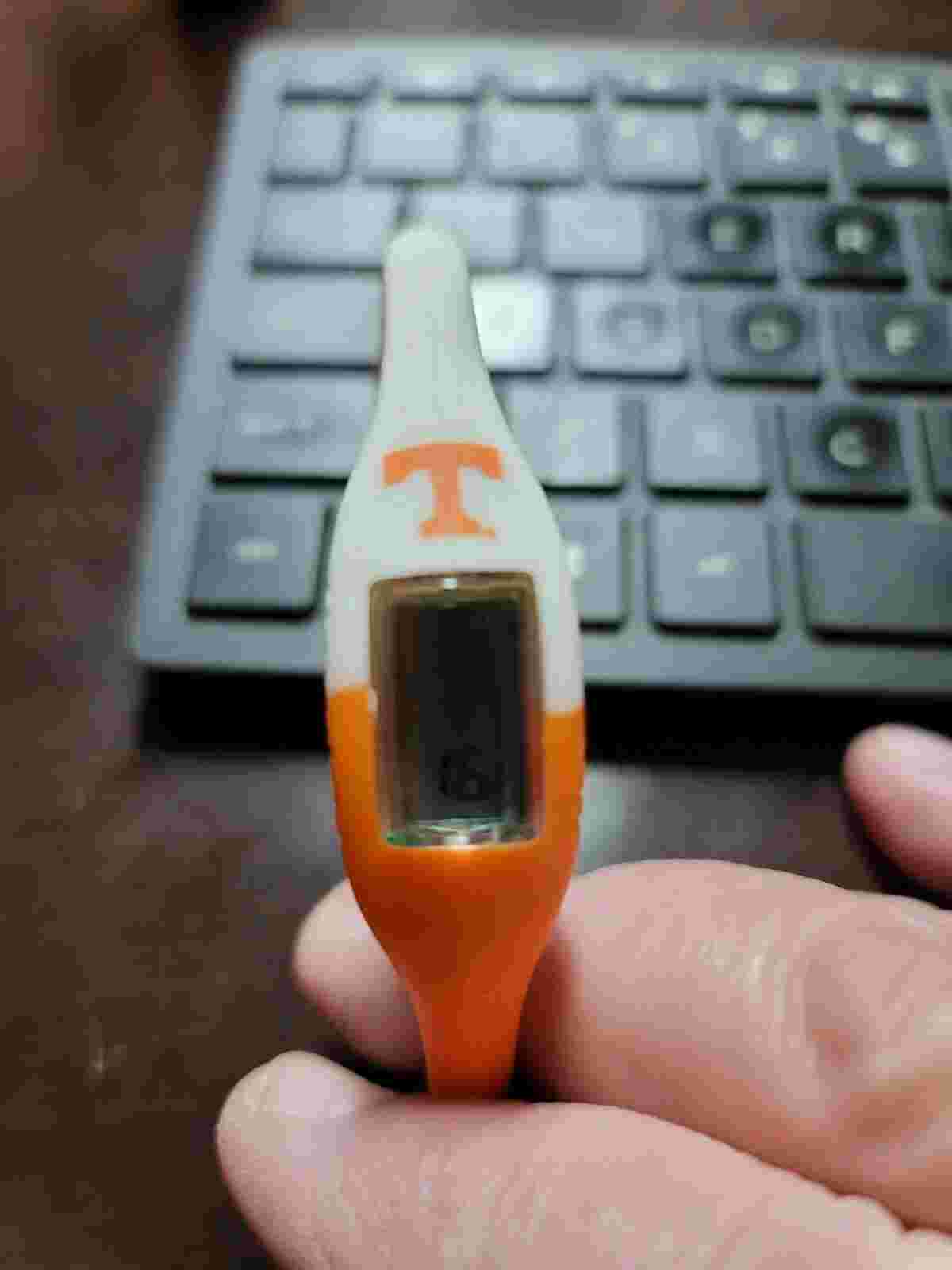 Rumba University of Tennessee Silicone Slip On Wristwatch Unisex Watch orange/Wh