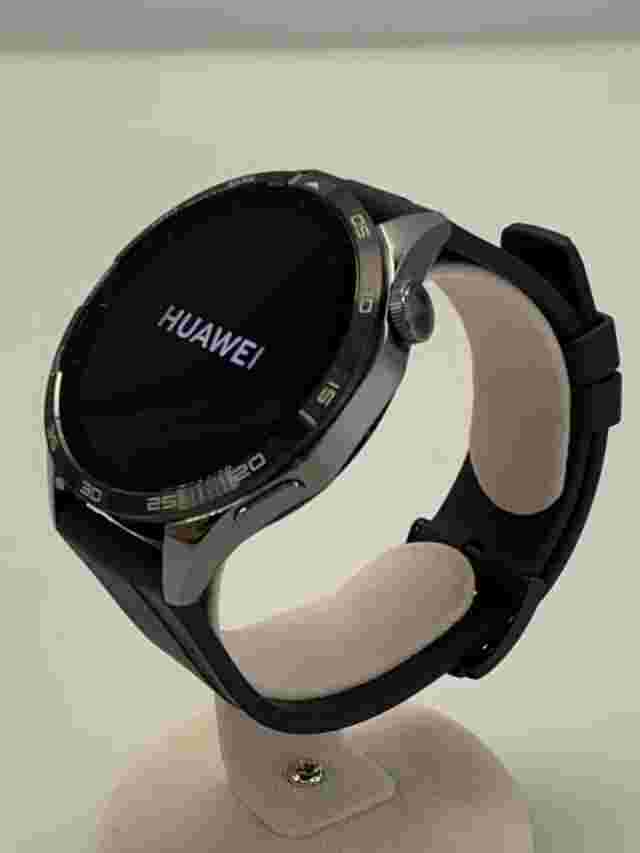 Huawei PNX-B19 Smartwatch, Black Rubber, Excellent, JAPAN