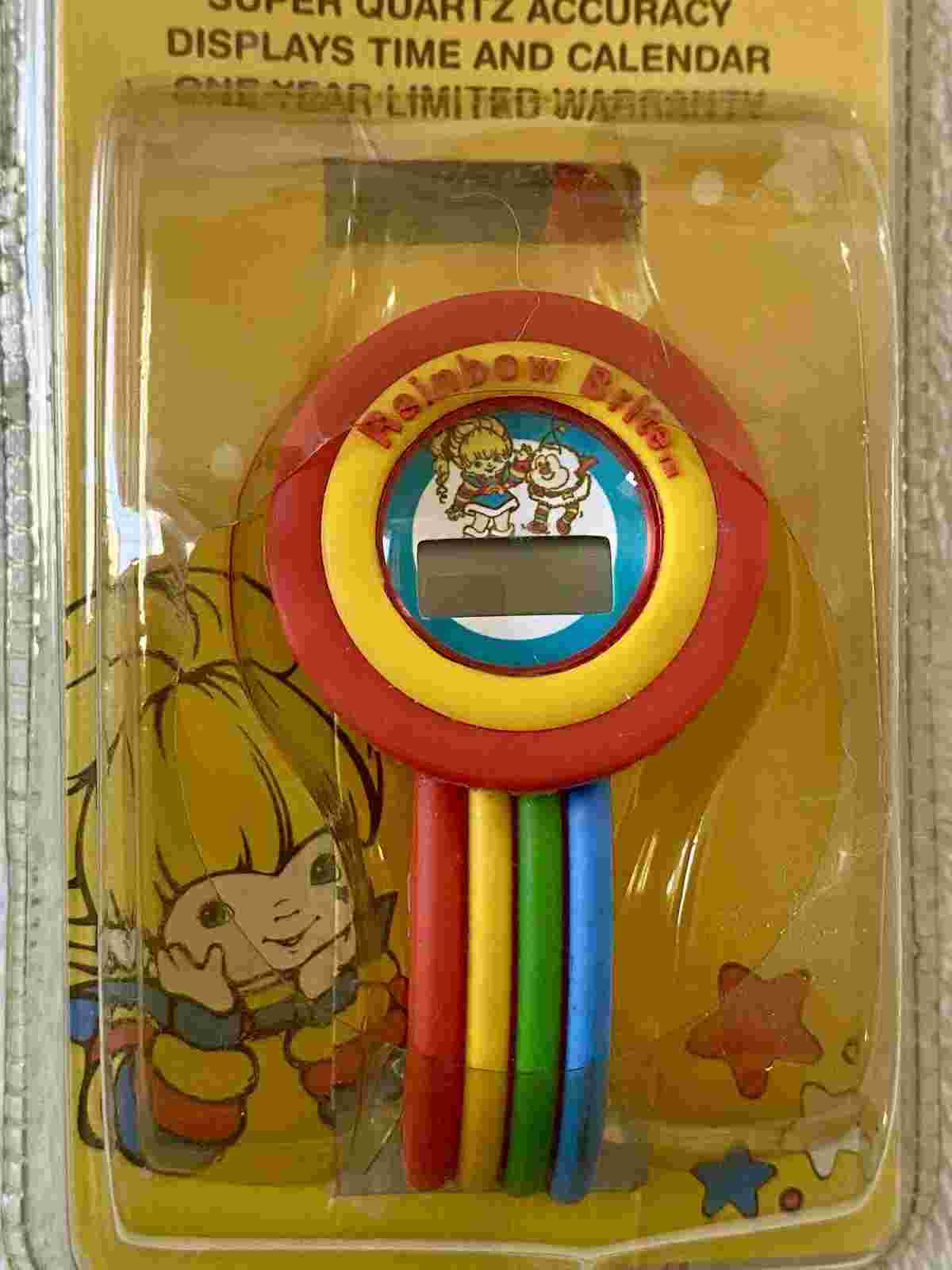 RARE NIB Vintage 1980s Rainbow Brite Twink Digital Children’s Watch Never Opened