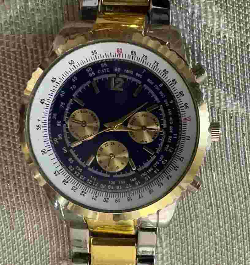 Men's Haband Watch Silver tone and Gold tone