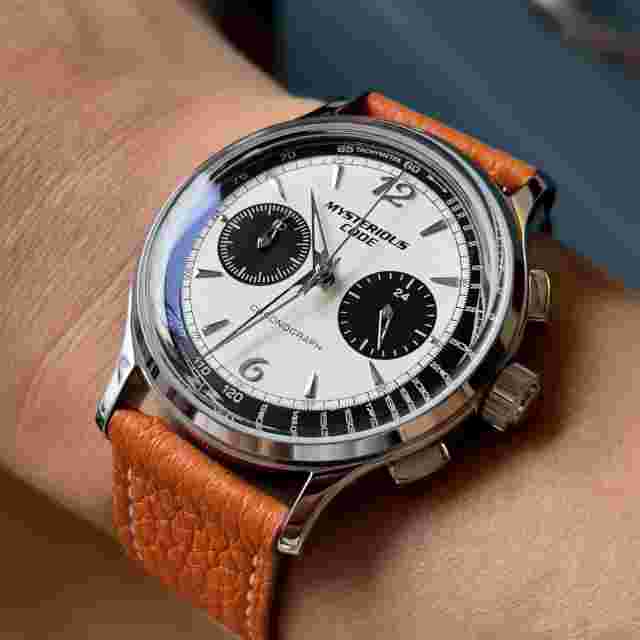 MYSTERY CODE Homage Watch for Men Japan VK64 Chronograph Movt Luxury Stainless