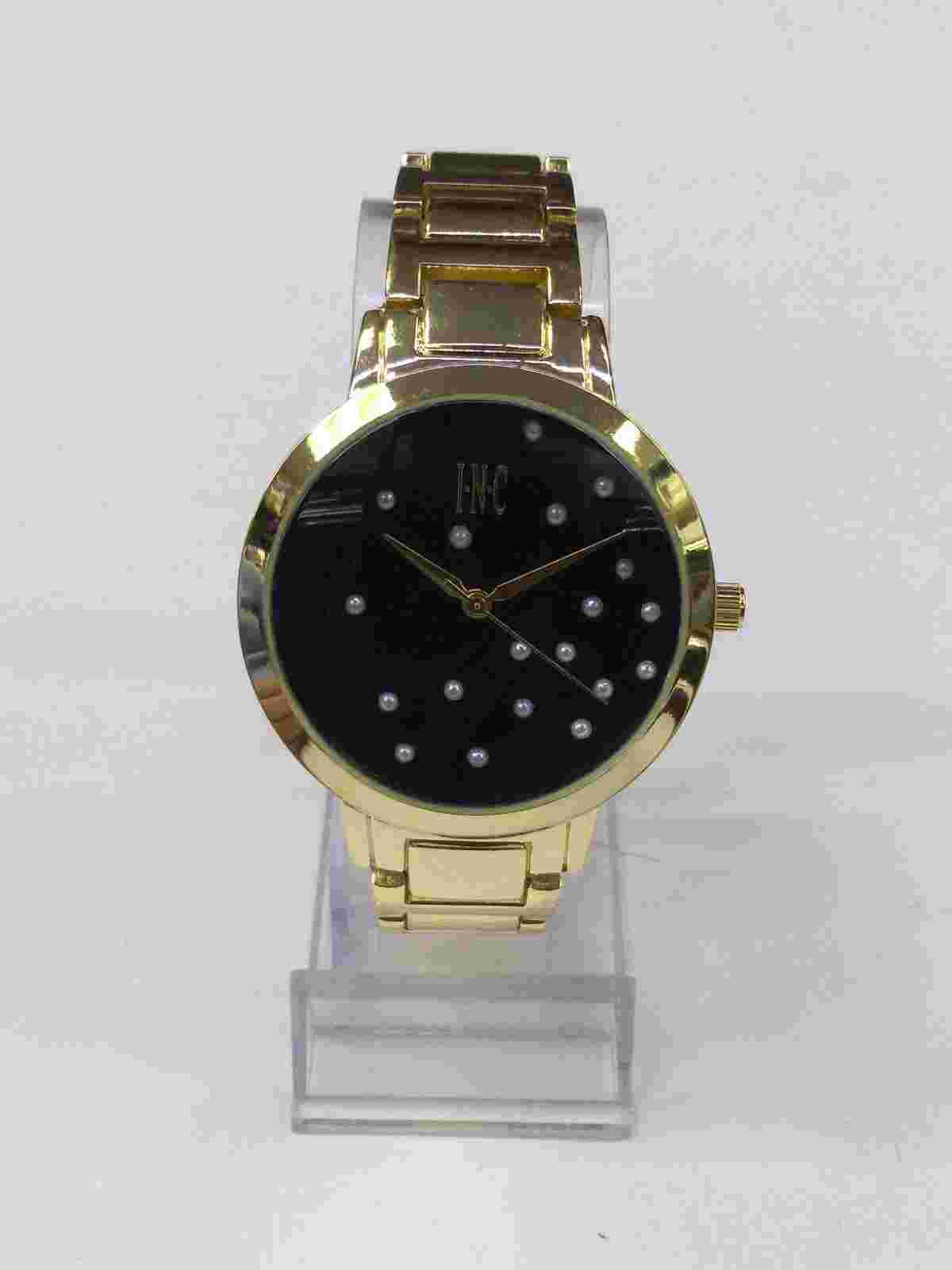 INC women's 100036143WA Gold Stainless Steel Japan Quartz Watch