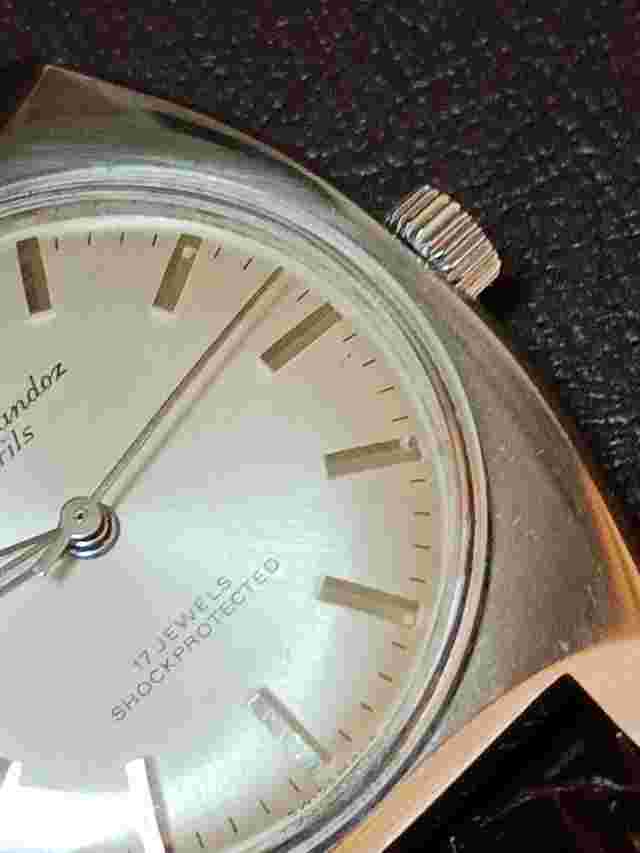 Vintage Henry Sandox & Fils 17 Jewel Swiss Mechanical Mens Watch
