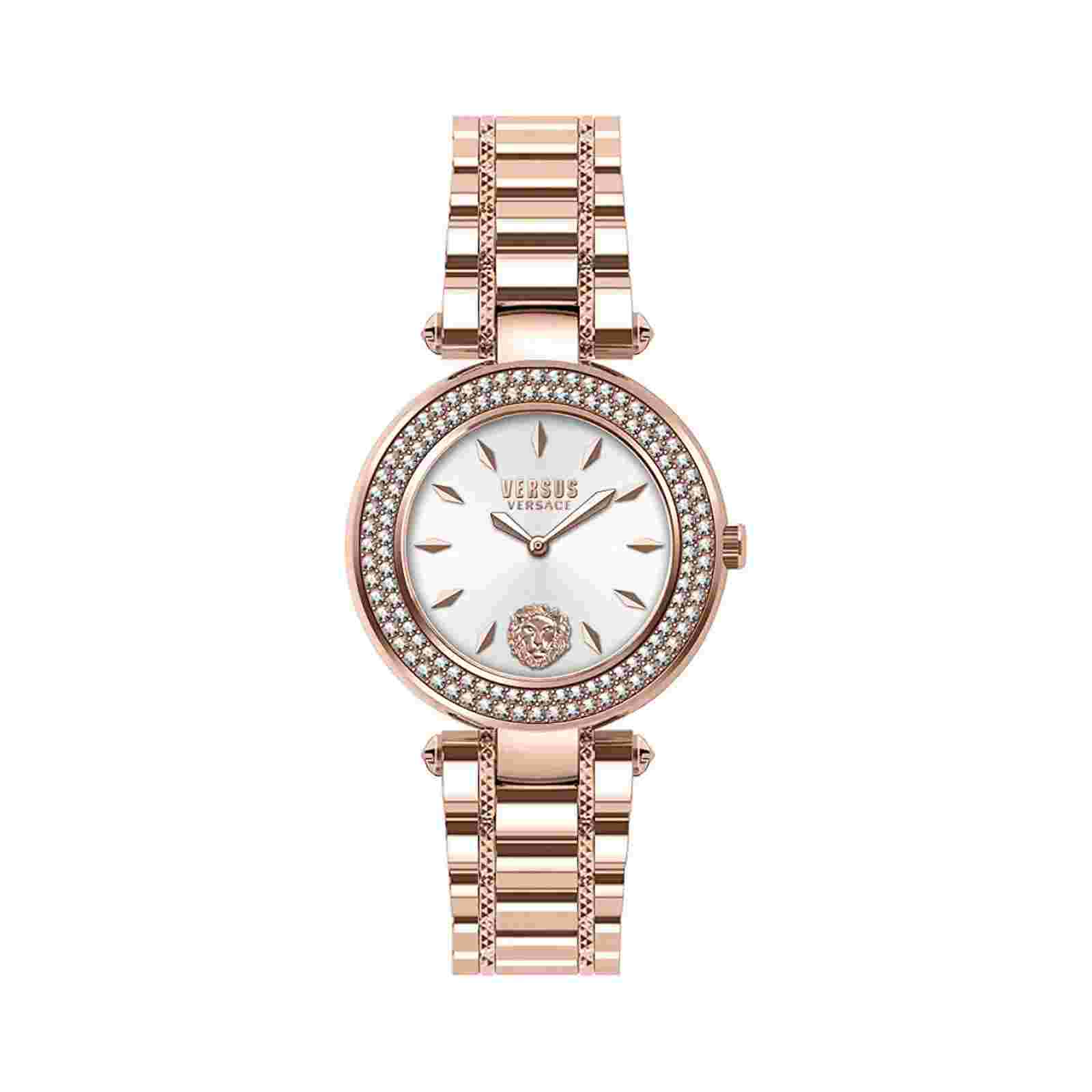 Womens Wristwatch VERSUS By Versace BRICKLANE VSP716521 Steel Gold Rose White