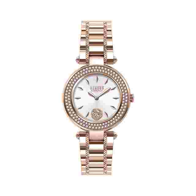 Womens Wristwatch VERSUS By Versace BRICKLANE VSP716521 Steel Gold Rose White