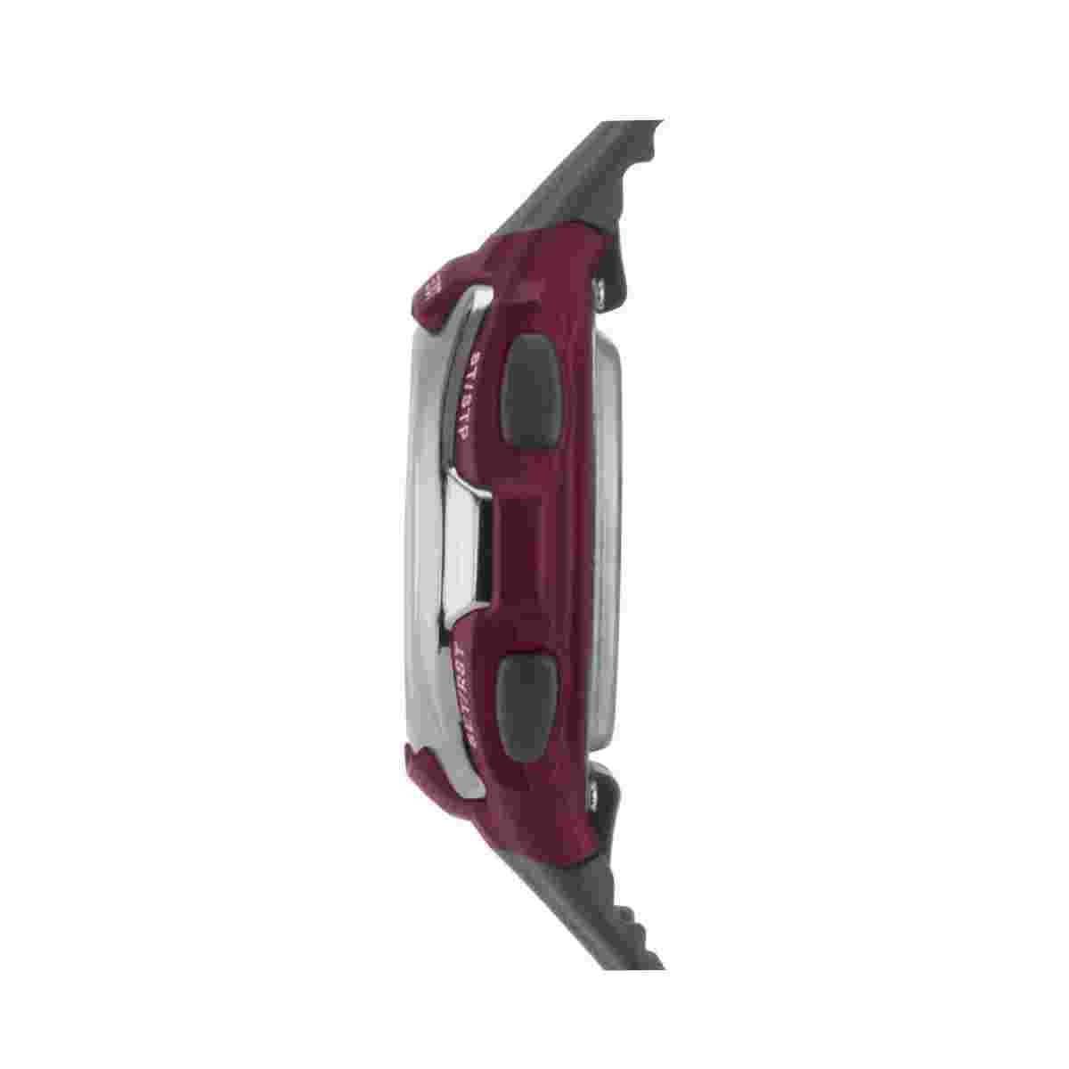 Sinar Youth Watch Kids Digital Quartz Silicone XE-50-9 Dark Red Silver