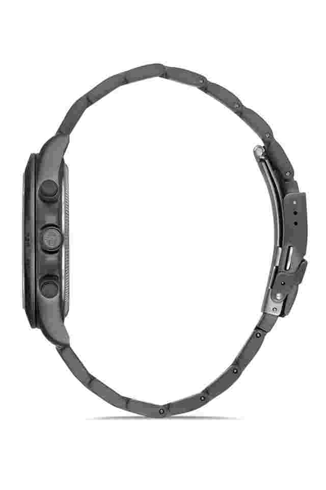 Sergio Tacchini Archivio Men Dark Grey Stainless Steel Watch
