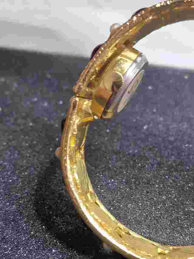 Vintage ladies clasp watch with hand-wound movement, 70s