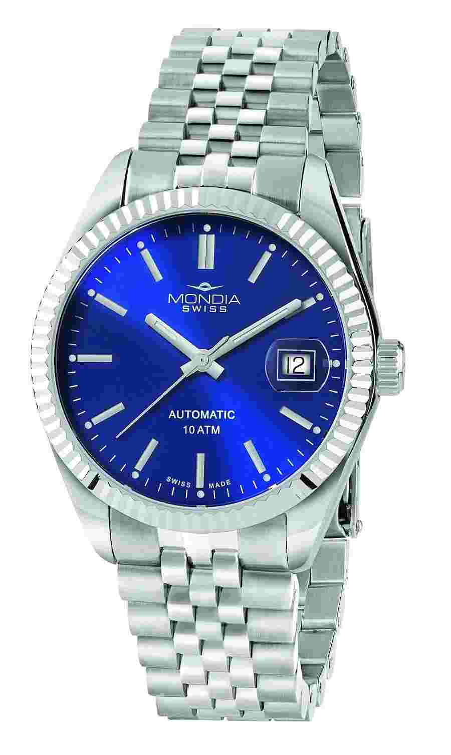 Mondia Icon Swiss Made Automatic 1 9/16in Watch Sapphire Glass